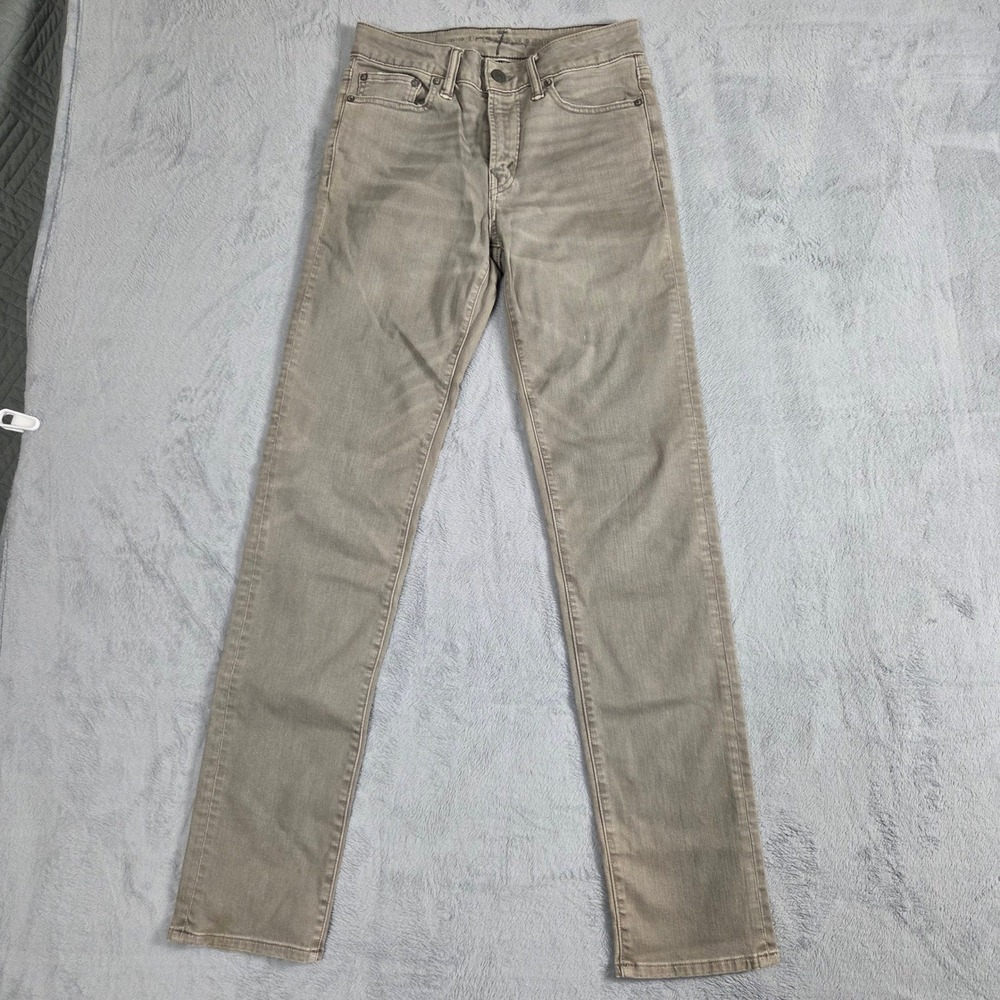 American Eagle Slim Straight Jeans Mens 28x34 Khaki New Next Level Flex Pants